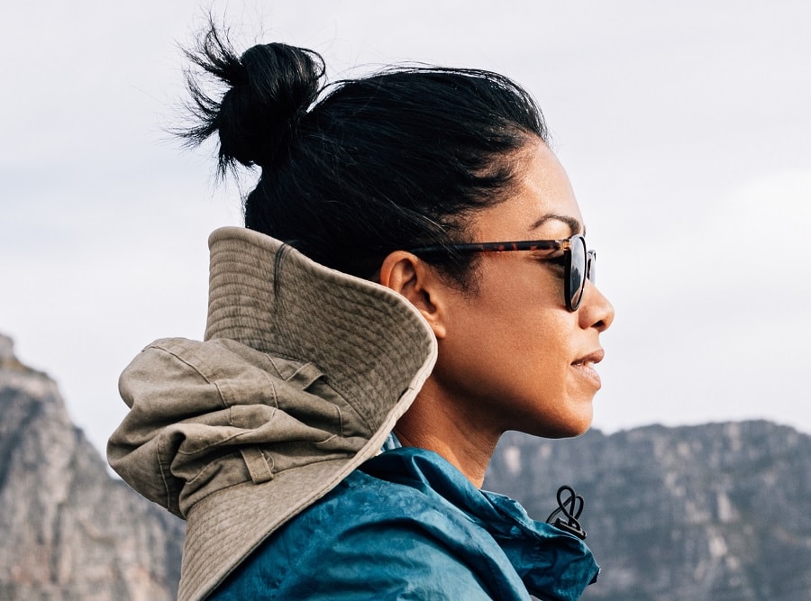 hiking hairstyle for women