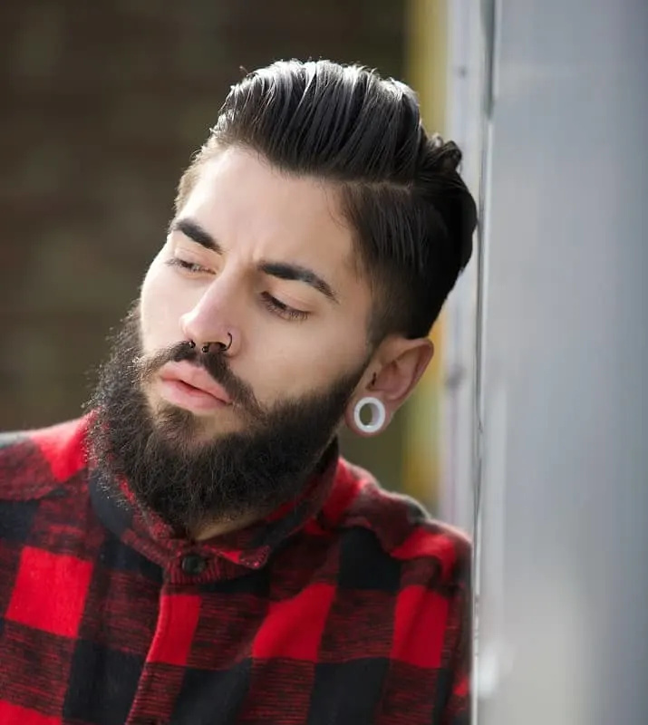 hipster comb over hairstyle