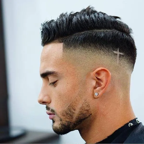 undercut with side part for boys