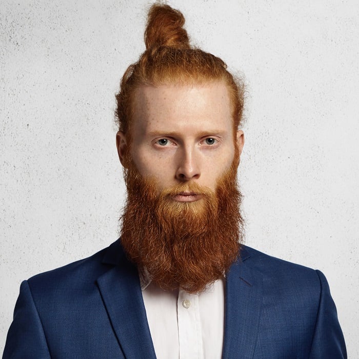 hipster hairstyle with beard