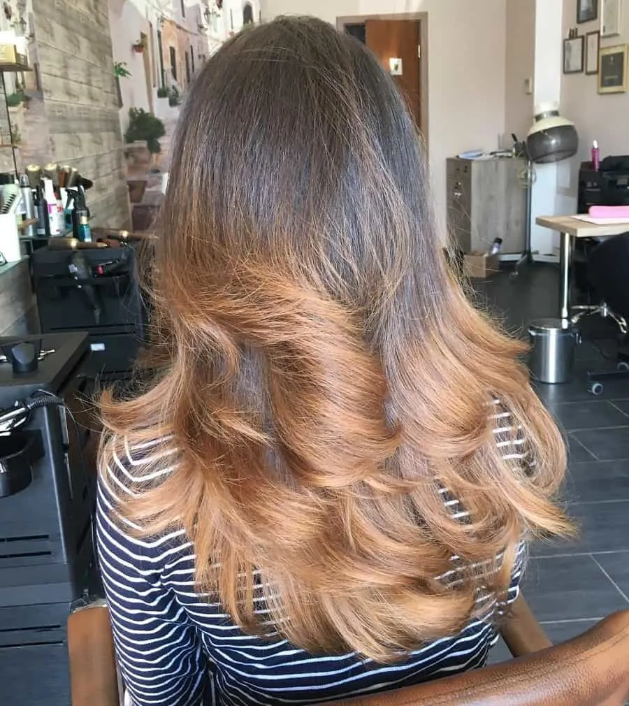 honey ombre hair