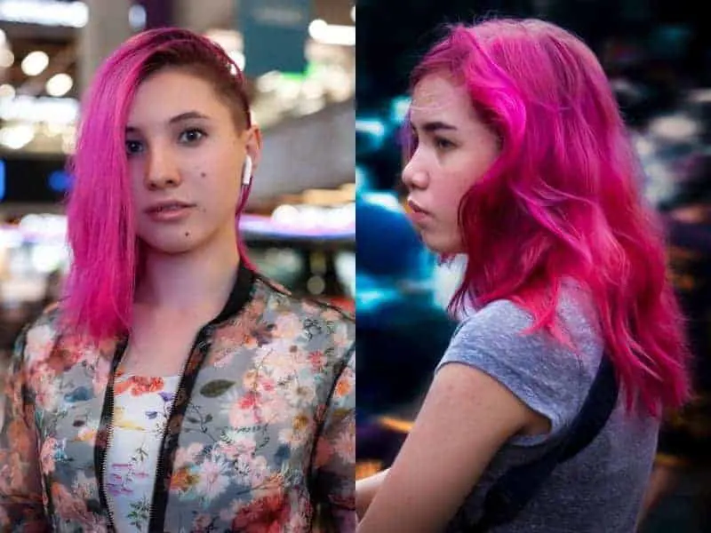 Hot Pink Hair