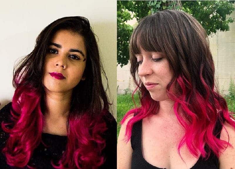 Hot Pink Ombre Hair