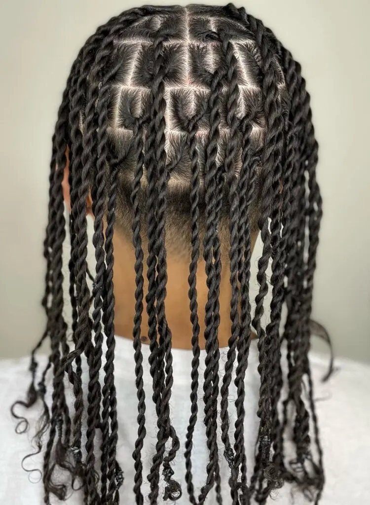 how to do two strand twist
