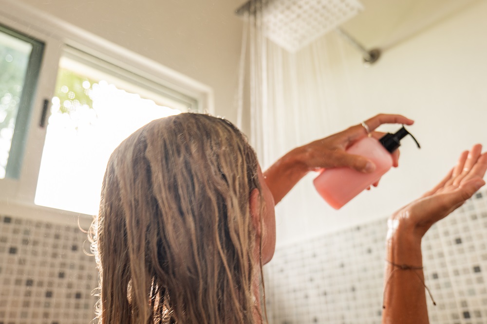 how to get slime out of hair - hot shower and conditioner