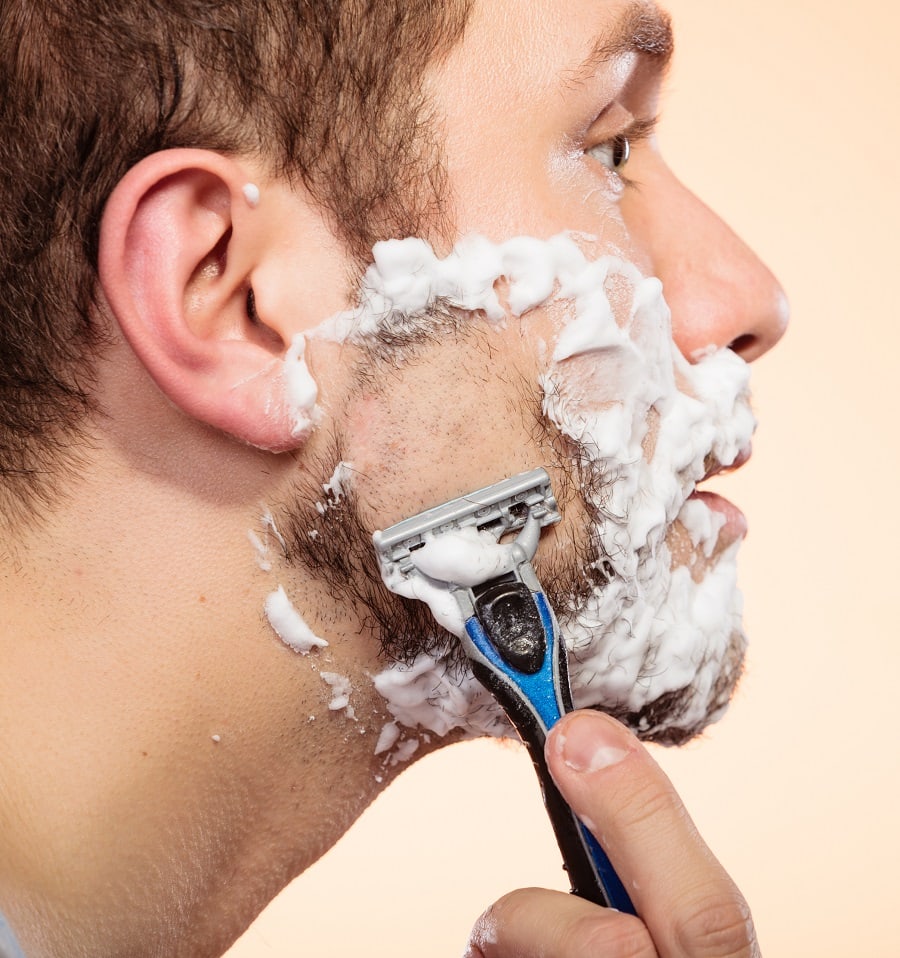 how to shave patchy beard
