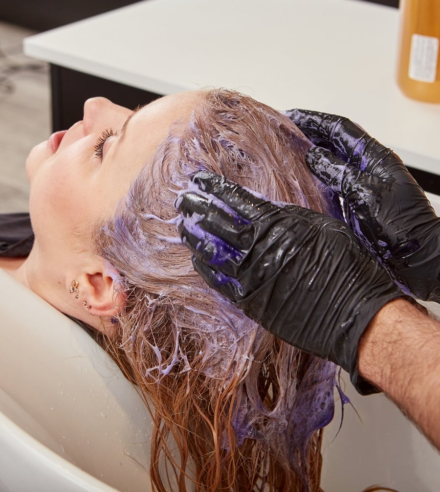 how to use purple shampoo