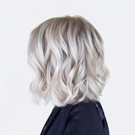 Fade Gray White Hair Color for women