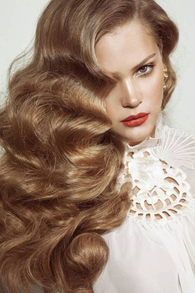 long Finger Wave hairstyle