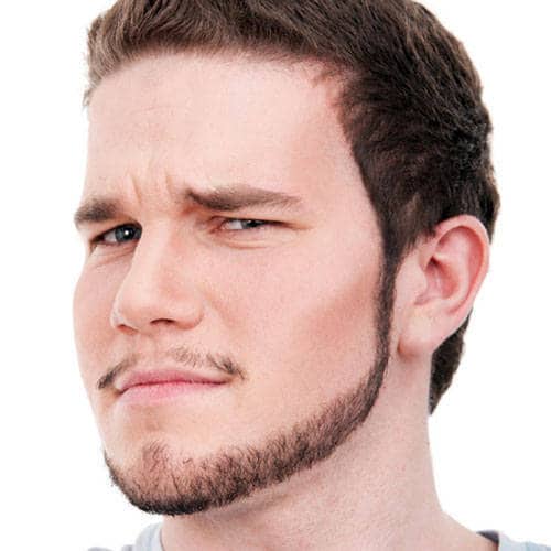 Thin Sideburn Chinstrap Beard you like