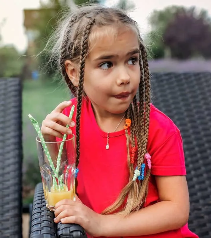 individual braids for kids