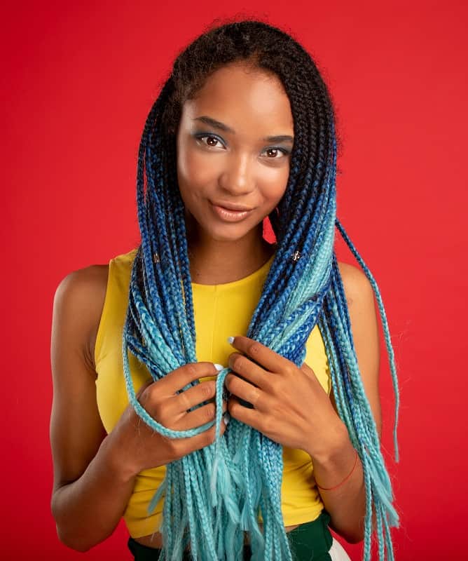 individual ombre braids