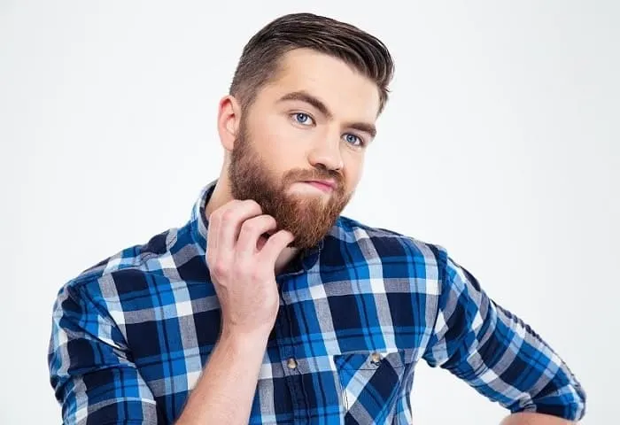 irritation of in grown beard hair