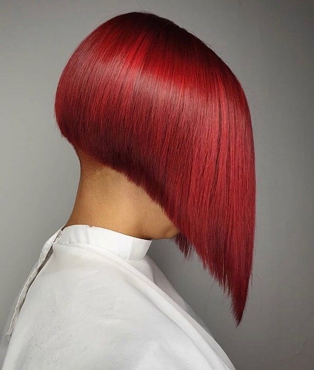 Inverted Bob with Shaved Nape