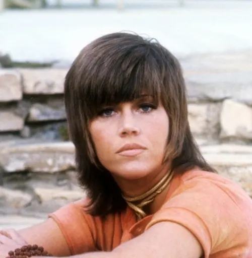 Feminine 70’s Mullet by Jane Fonda