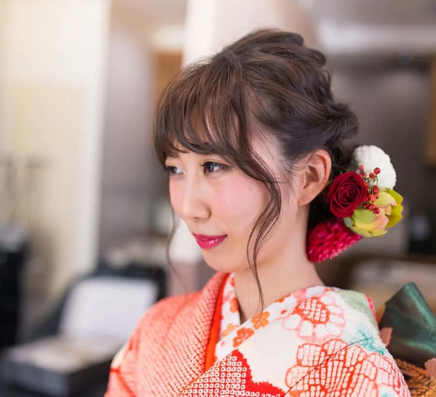 Boy wearing a kimono with a traditional hairstyle Japan News Photo   Getty Images