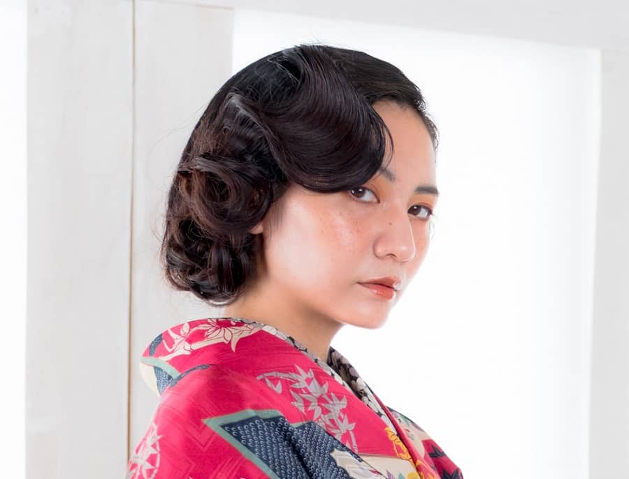 retro hairstyle for japanese women