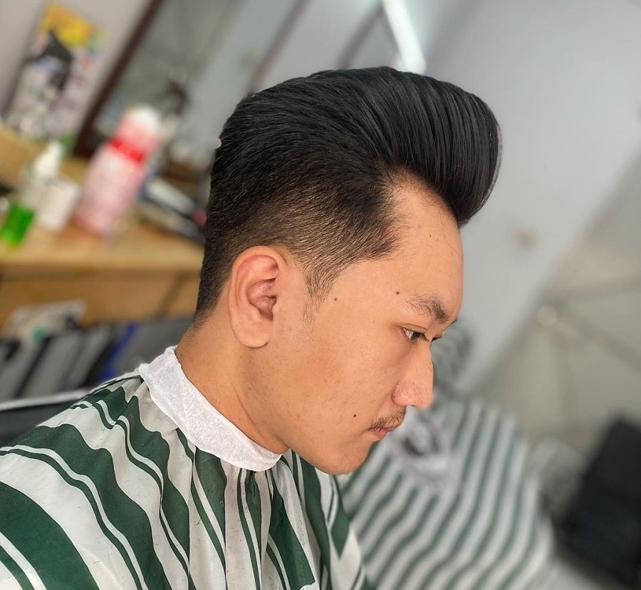 japanese pompadour hairstyle