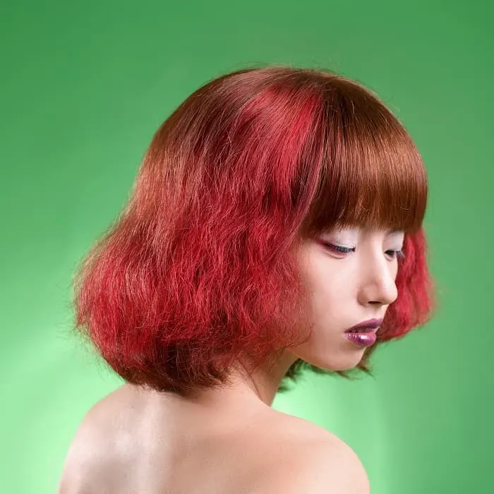 japanese red hair color