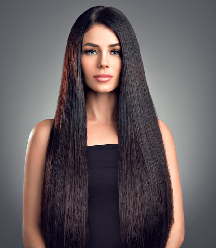 jet black hair color for olive skin