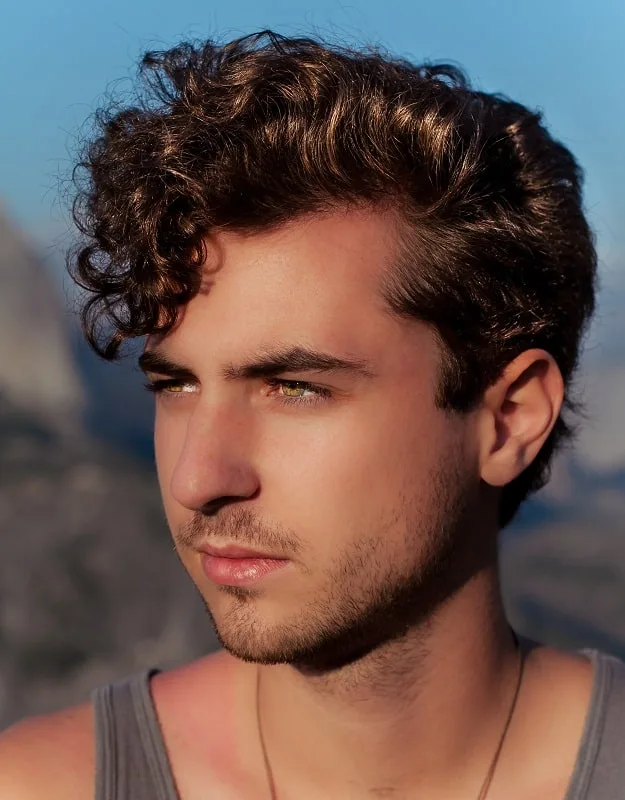 jewfro curls for men 