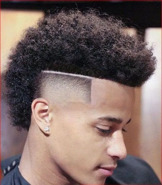 black guy with juice haircut