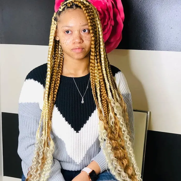 71 Incredible Jumbo Box Braids Trending in 2024