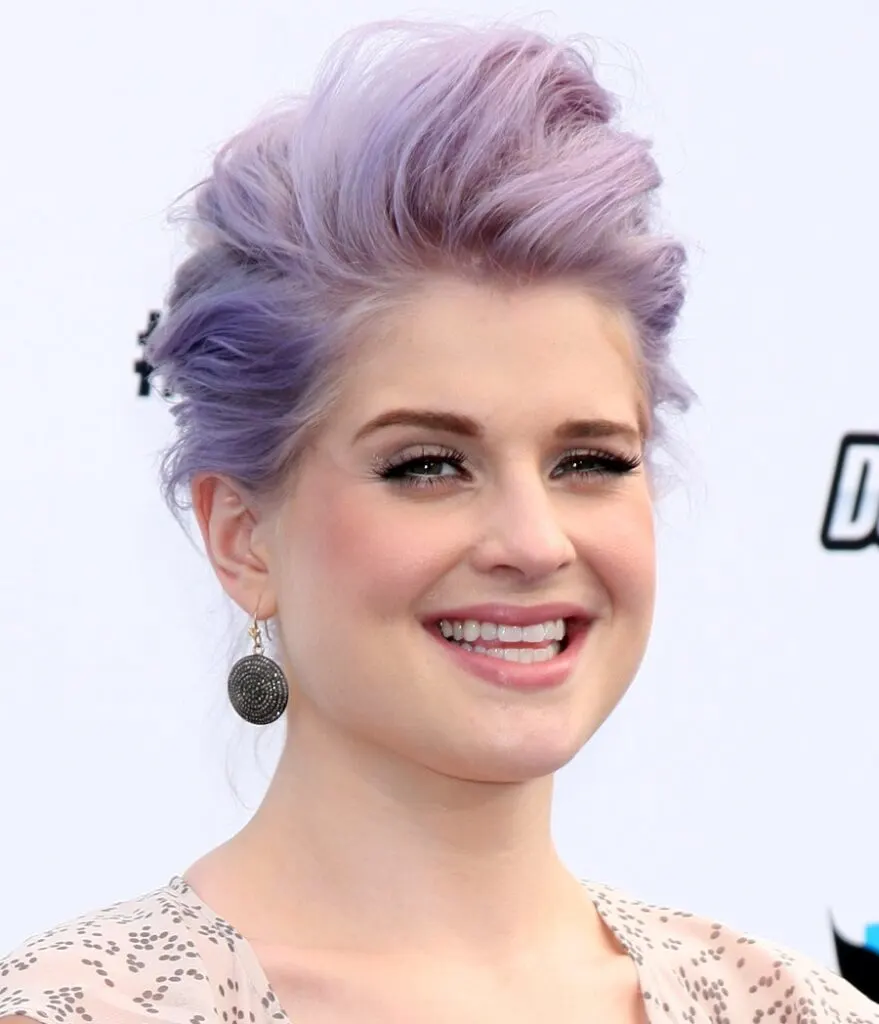 kelly osbourne purple pixie