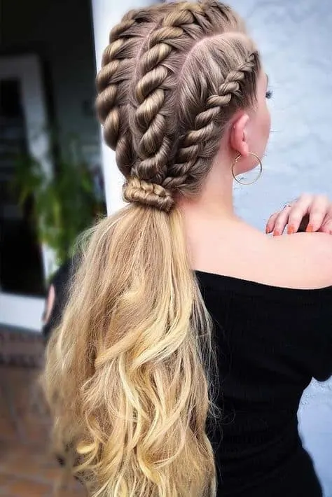  Rope Kids Braided Ponytail for Kids