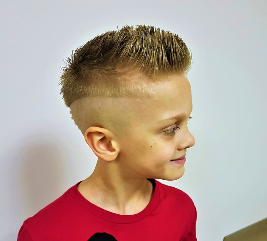 kids crew cut with fade
