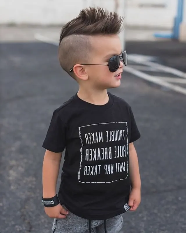 spiky mohawk hairstyles for kids