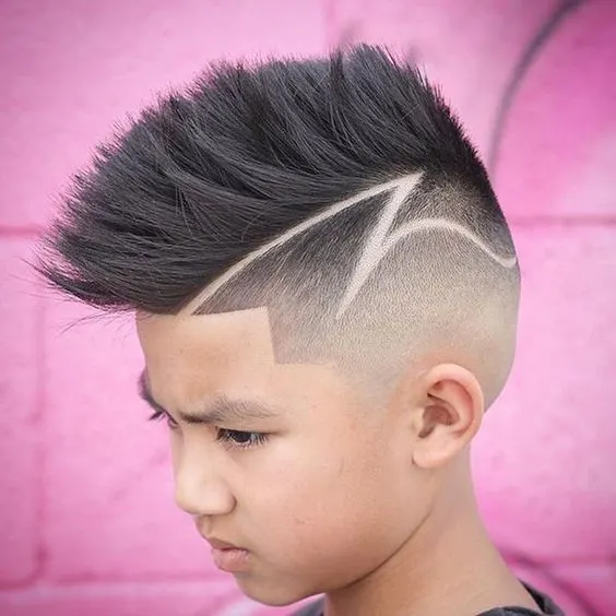 kids mohawk styles with patterns 