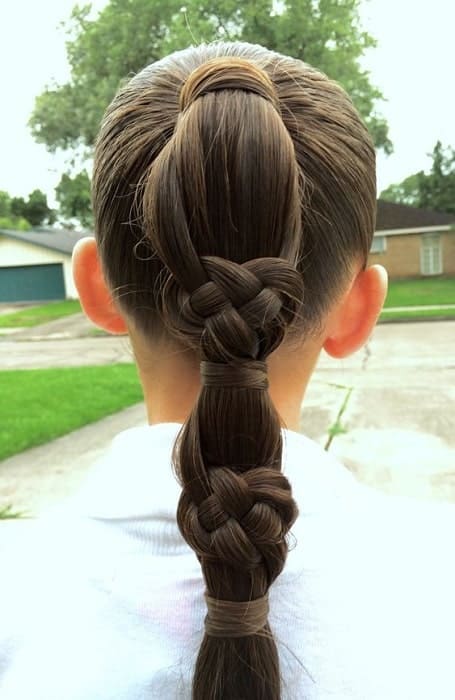knot braid hairstyles