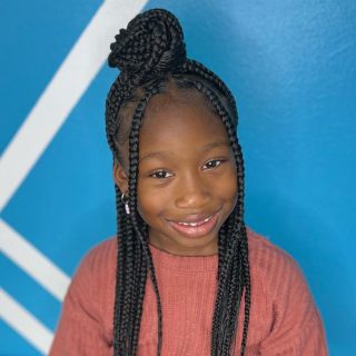 knotless braids for kids