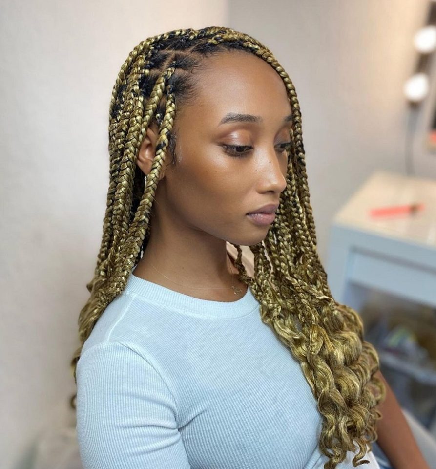 50 Best Knotless Braids For Short Medium And Long Hair Hairstylecamp 