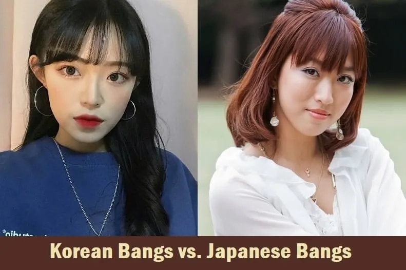 Korean Bangs vs. Japanese Bangs