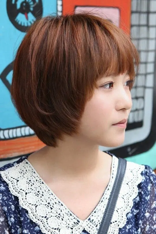 korean girl with bangs 