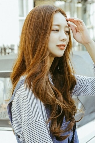 korean long hairstyle