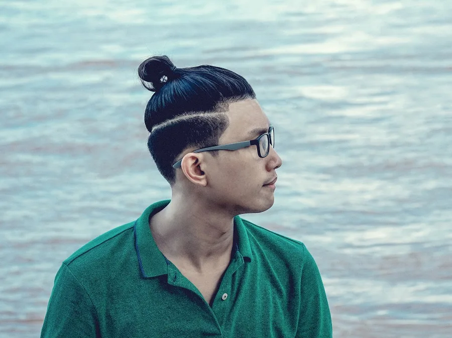 korean man bun