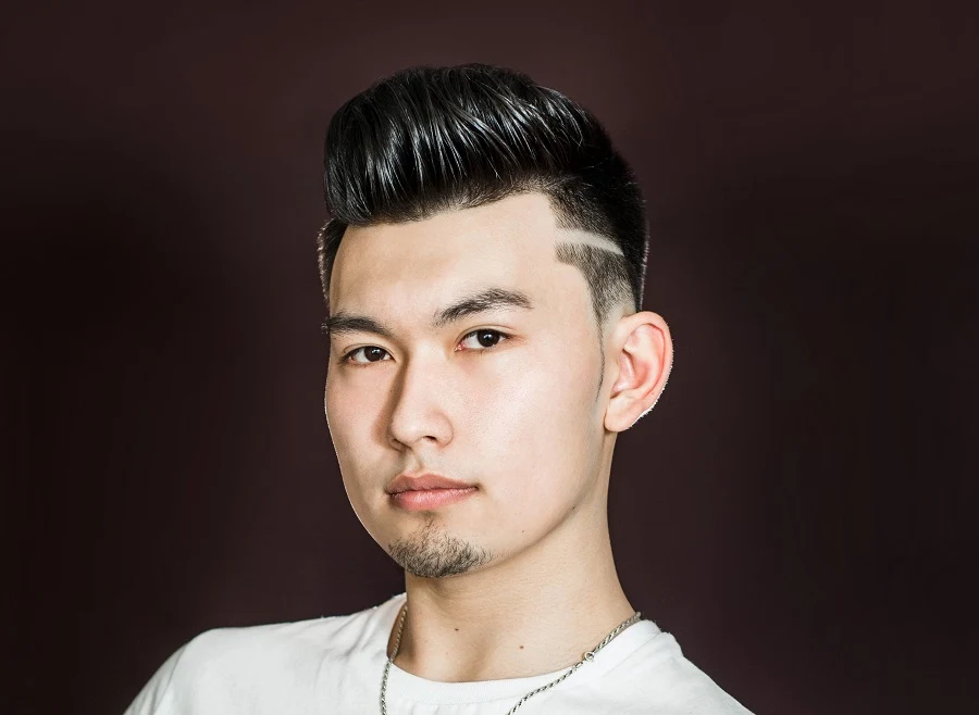 korean men hairstyle with undercut
