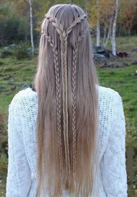 lace braid hairstyles for long hair
