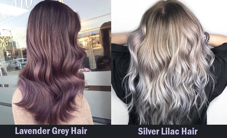 Lavender Grey Hair Vs. Silver Lilac Hair