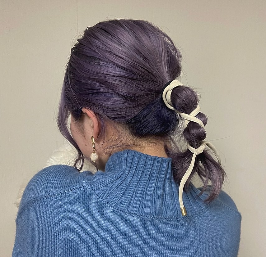 lavender grey hair color