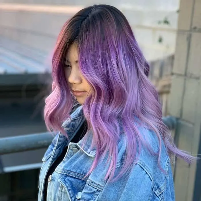 lavender ombre