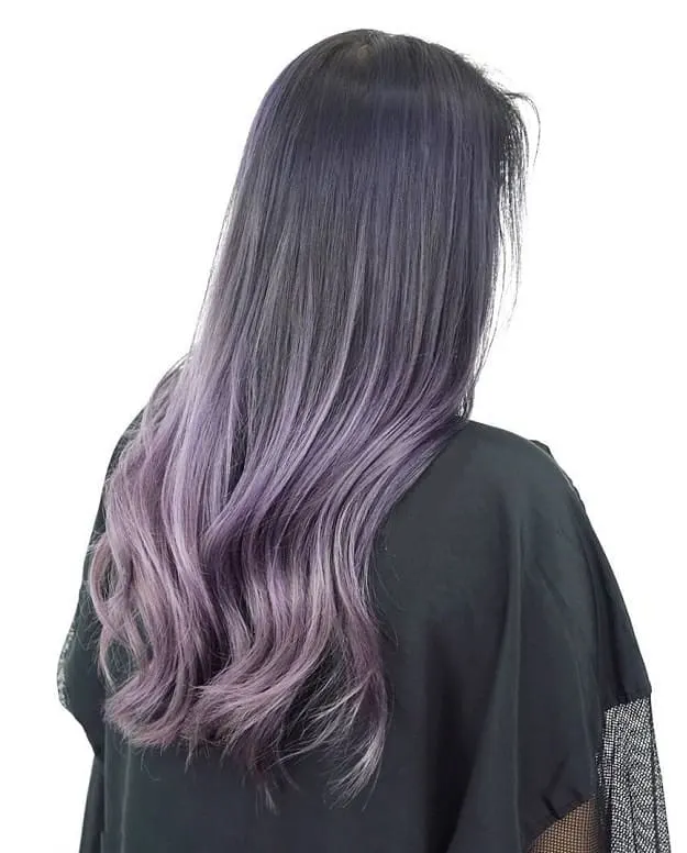 Subtle Lavender Ombre