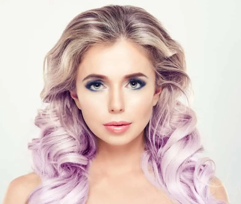 lavender ombre hair