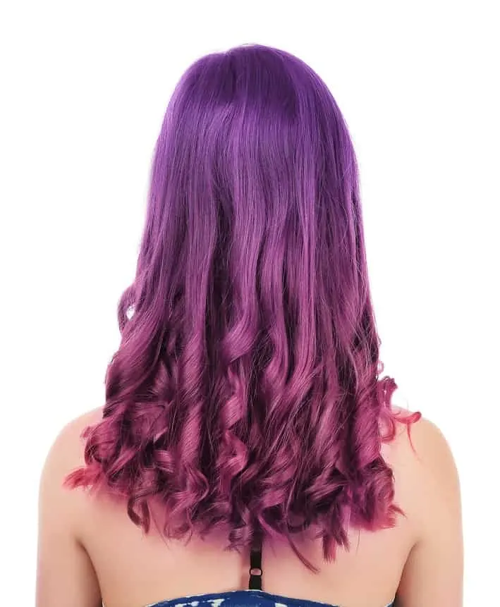 lavender and pink hair