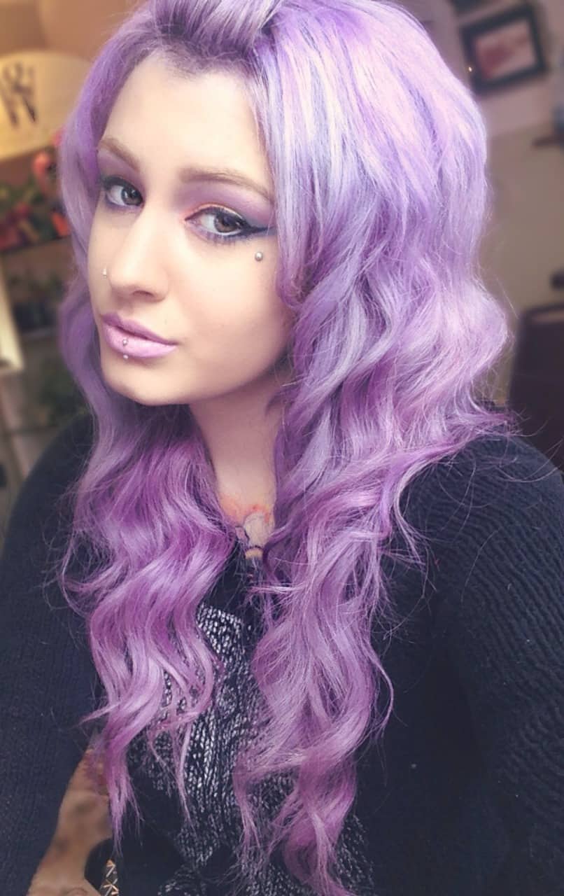 purple hair