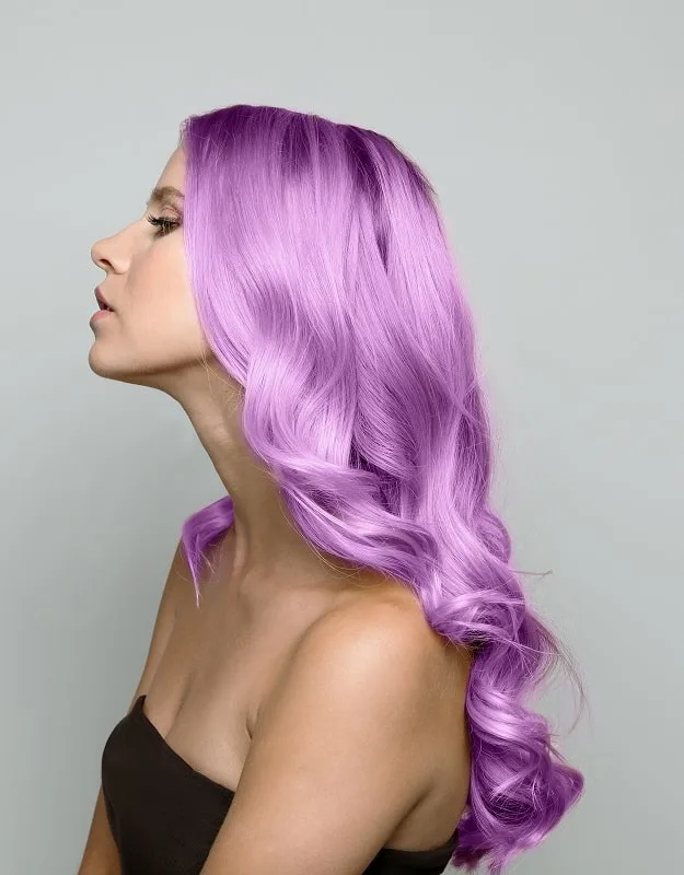 lavender purple hair color