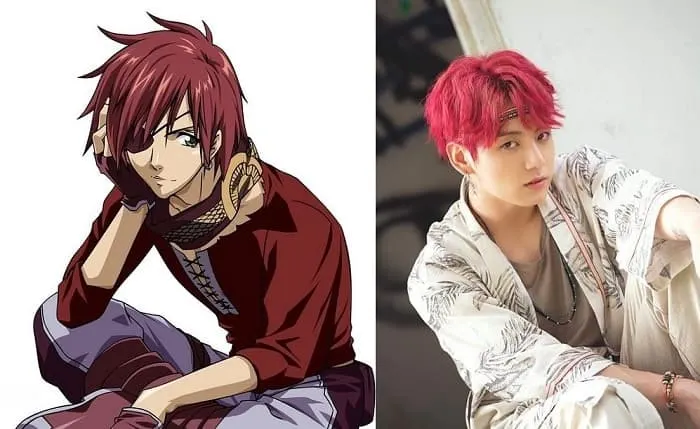 lavi d gray man - anime red hair